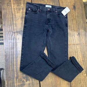 New Free People faded black jeans size 29